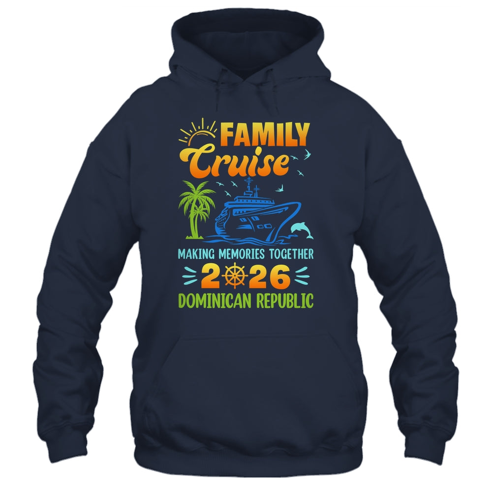 Dominican Republic Cruise 2026 Family Friends Group Vacation Matching Shirt & Tank Top | teecentury