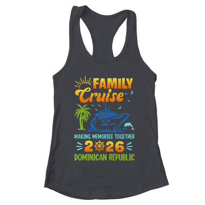Dominican Republic Cruise 2026 Family Friends Group Vacation Matching Shirt & Tank Top | teecentury