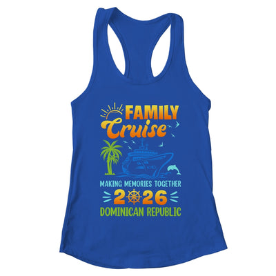 Dominican Republic Cruise 2026 Family Friends Group Vacation Matching Shirt & Tank Top | teecentury