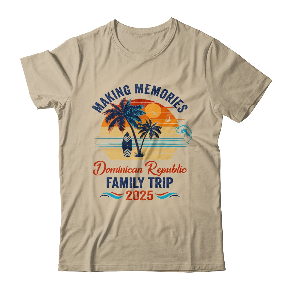 Dominican Republic Family Vacation 2025 Making Memories Together Trip Shirt & Tank Top | teecentury