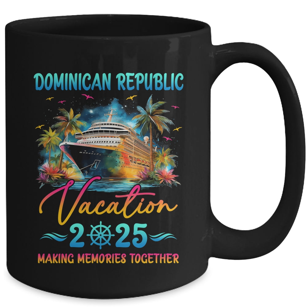 Dominican Republic Family Vacation 2025 Matching Group Summer Mug | teecentury