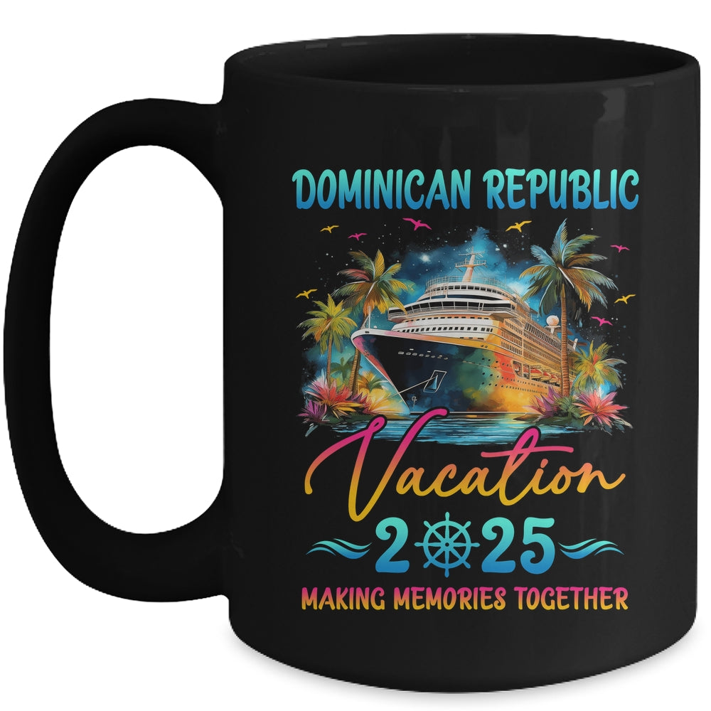Dominican Republic Family Vacation 2025 Matching Group Summer Mug | teecentury