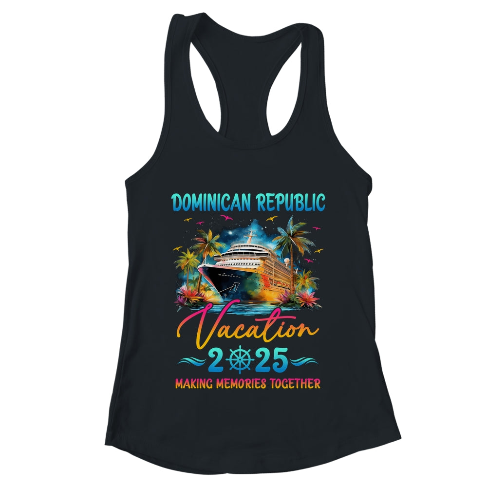 Dominican Republic Family Vacation 2025 Matching Group Summer Shirt & Tank Top | teecentury