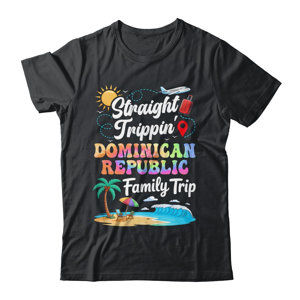 Dominican Republic Family Vacation 2025 Straight Trippin Trip Shirt & Tank Top | teecentury