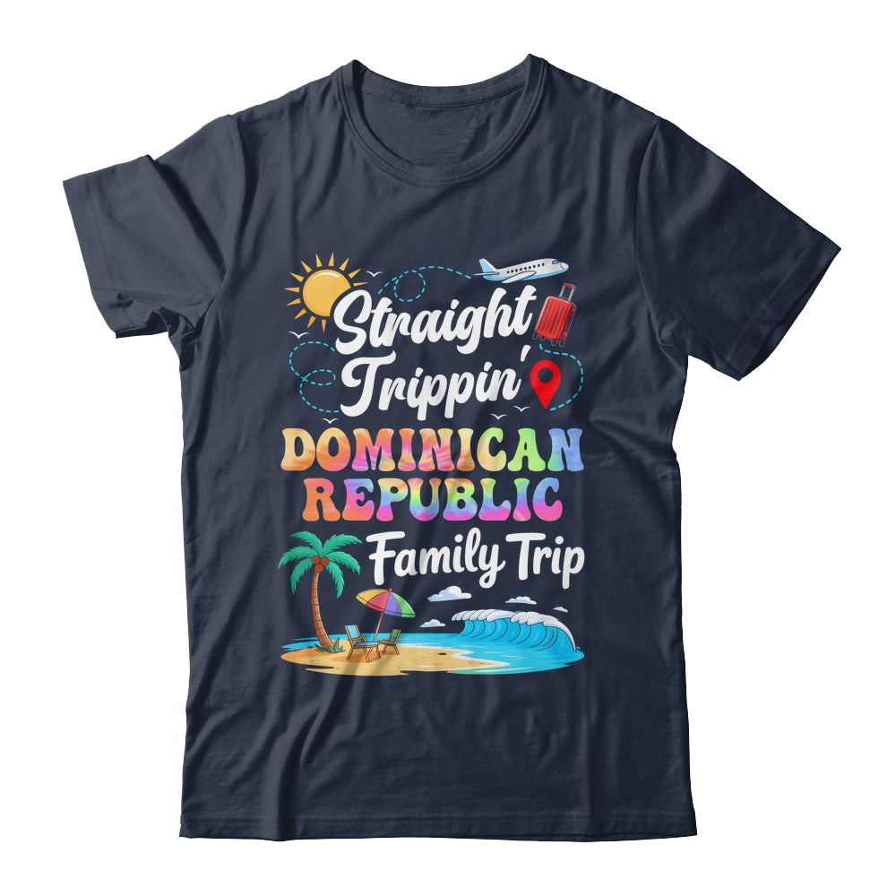 Dominican Republic Family Vacation 2025 Straight Trippin Trip Shirt & Tank Top | teecentury