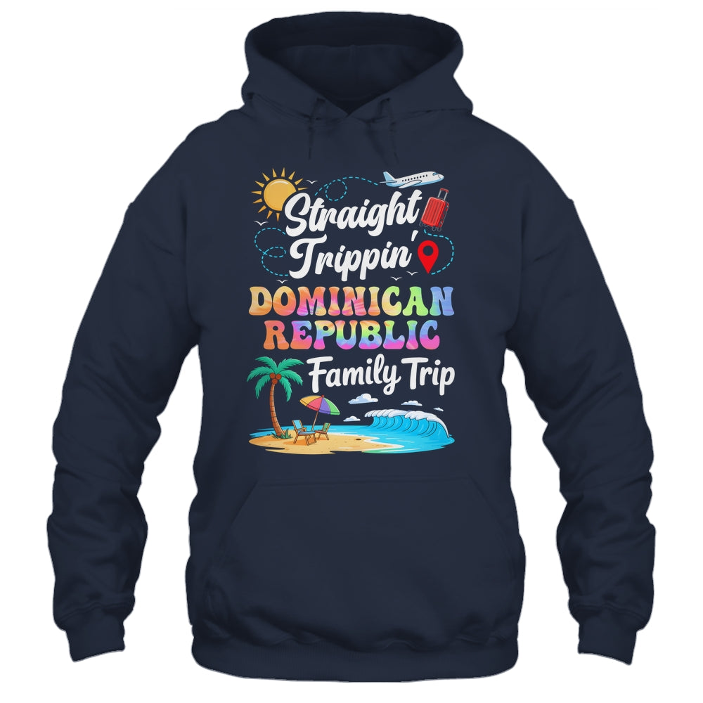 Dominican Republic Family Vacation 2025 Straight Trippin Trip Shirt & Tank Top | teecentury