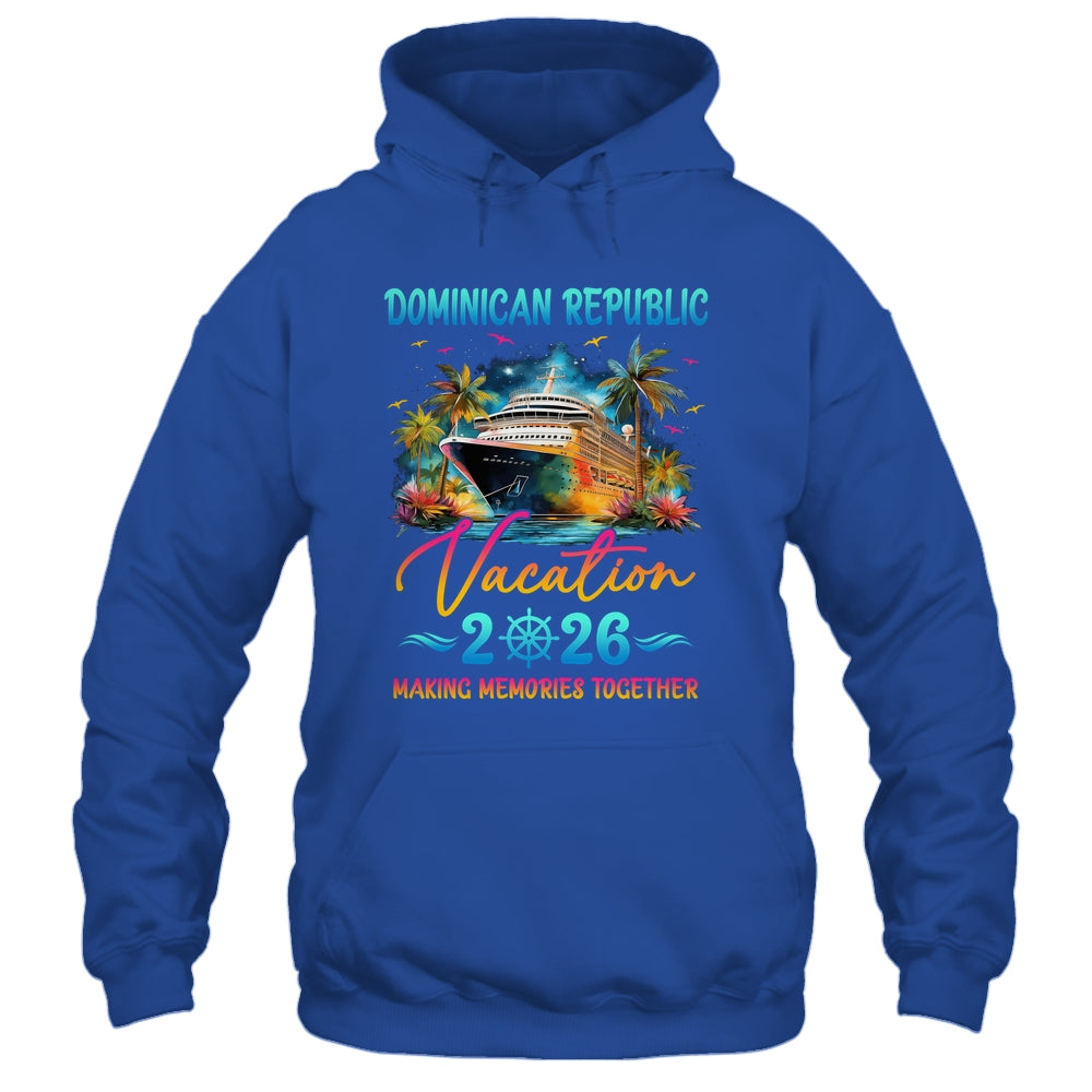 Dominican Republic Family Vacation 2026 Matching Group Summer Shirt & Tank Top | teecentury
