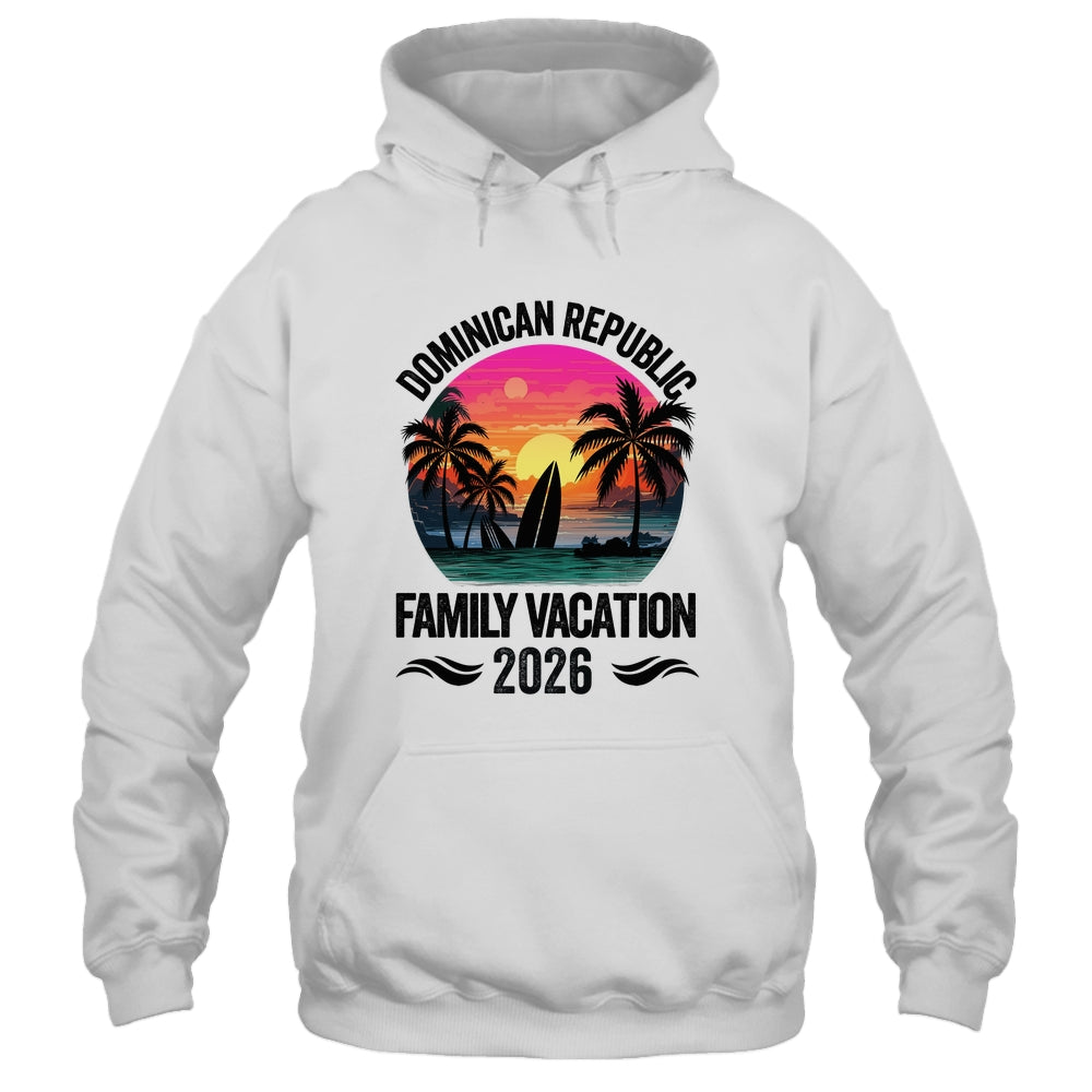 Dominican Republic Family Vacation 2026 Matching Outfits Beach Summer Shirt & Tank Top | teecentury