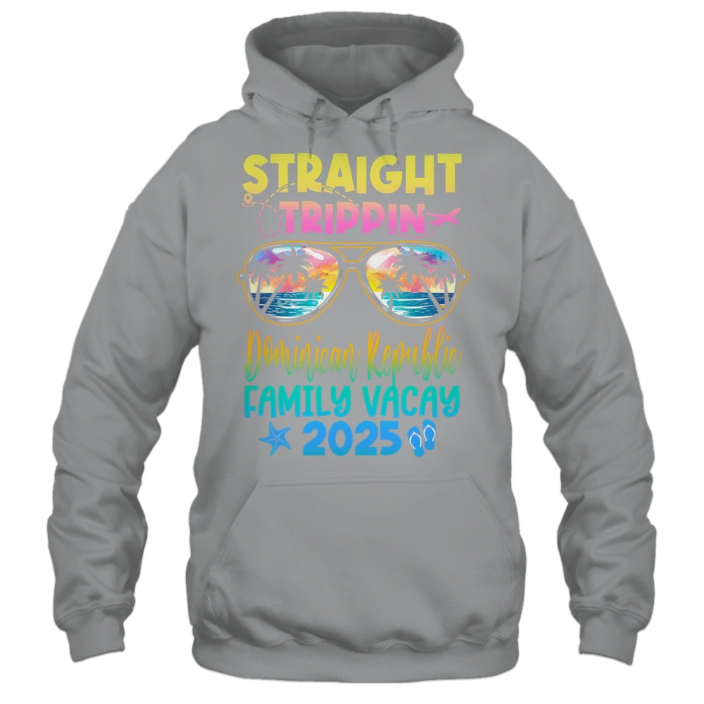 Dominican Republic Family Vacay Vacation 2025 Straight Trippin Shirt & Tank Top | teecentury