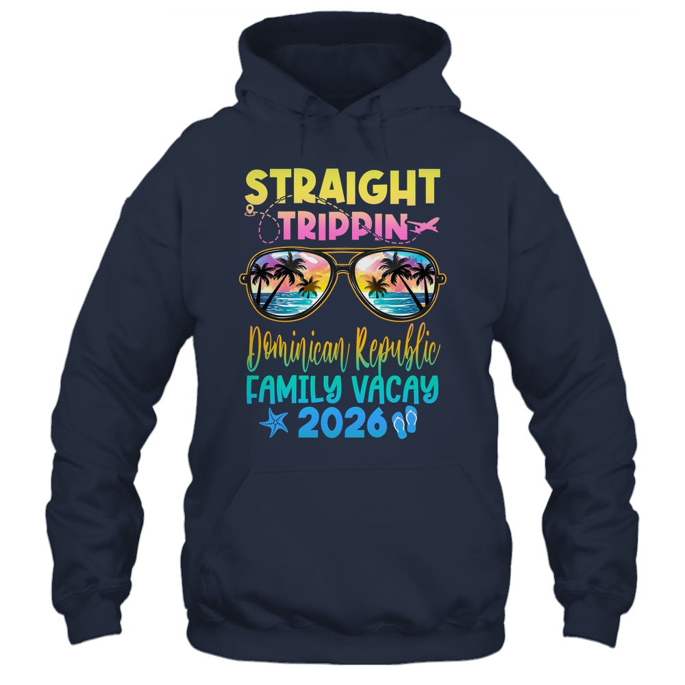 Dominican Republic Family Vacay Vacation 2026 Straight Trippin Shirt & Tank Top | teecentury