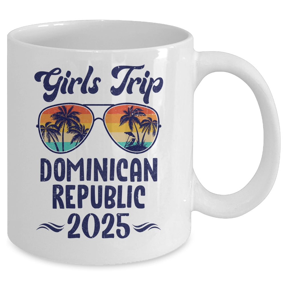 Dominican Republic Girls Trip Beach Vacation 2025 Matching Group Mug | teecentury