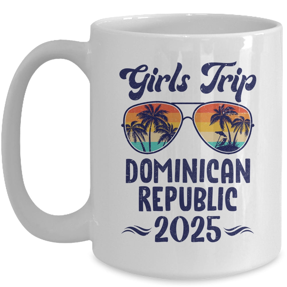 Dominican Republic Girls Trip Beach Vacation 2025 Matching Group Mug | teecentury