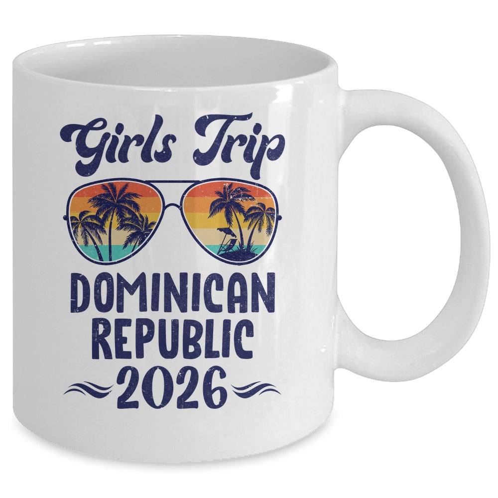 Dominican Republic Girls Trip Beach Vacation 2026 Matching Group Mug | teecentury