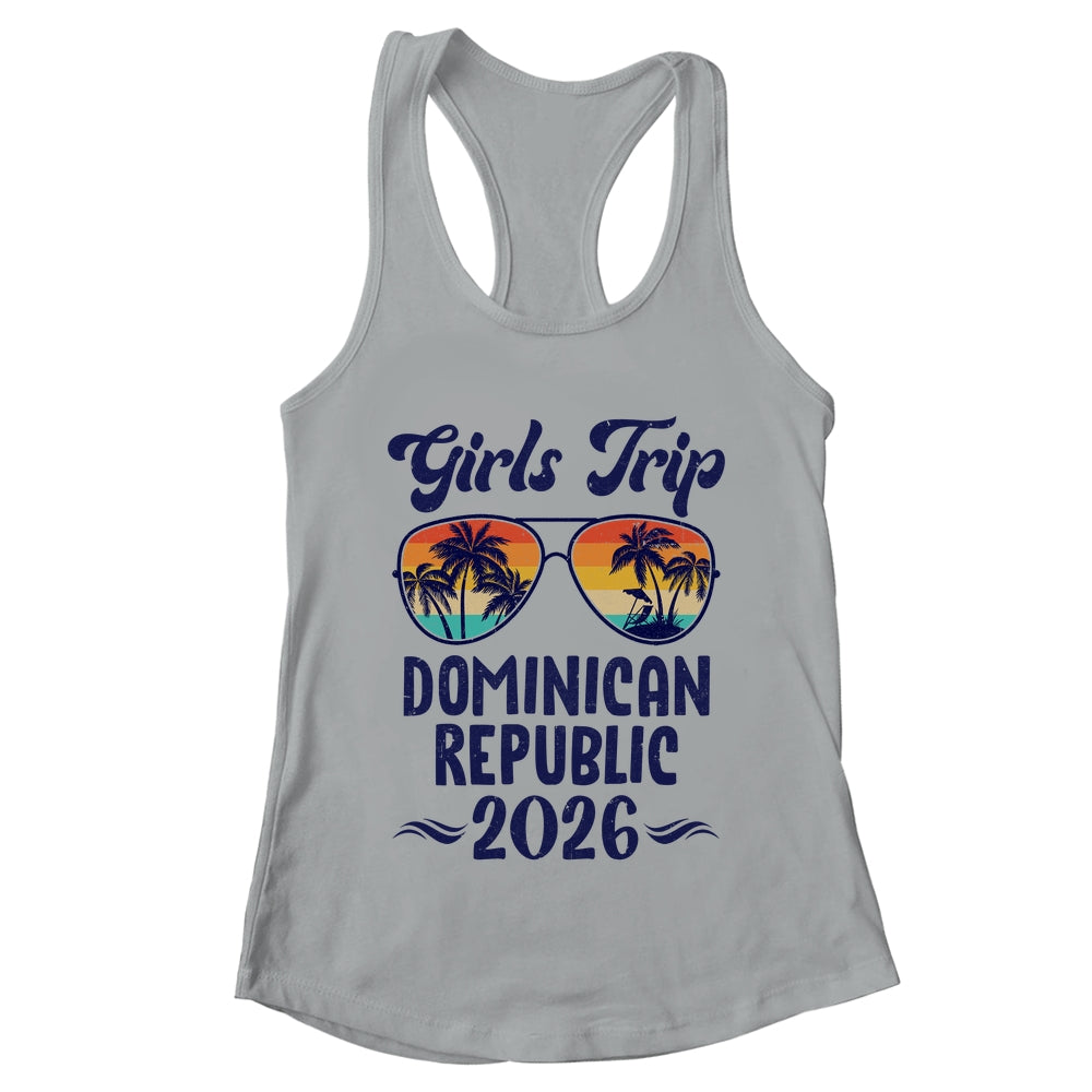 Dominican Republic Girls Trip Beach Vacation 2026 Matching Group Shirt & Tank Top | teecentury