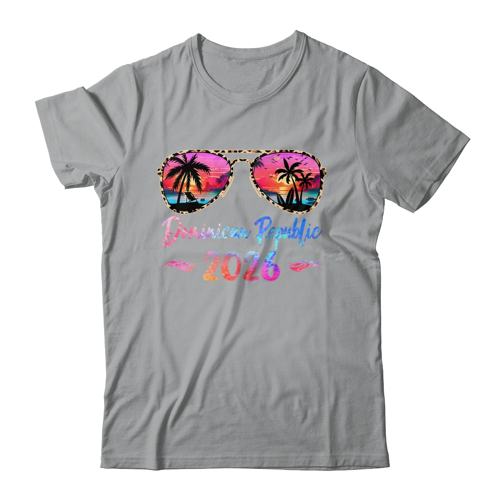 Dominican Republic Vacation 2026 Matching Group Family Summer Trip Shirt & Tank Top | teecentury