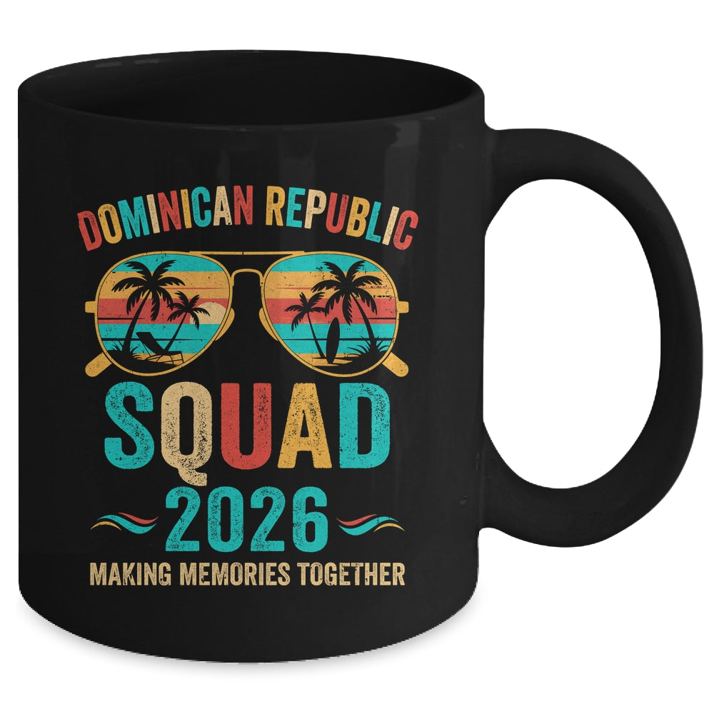 Dominican Republic Vacation Squad 2026 Family Matching Vintage Mug | teecentury