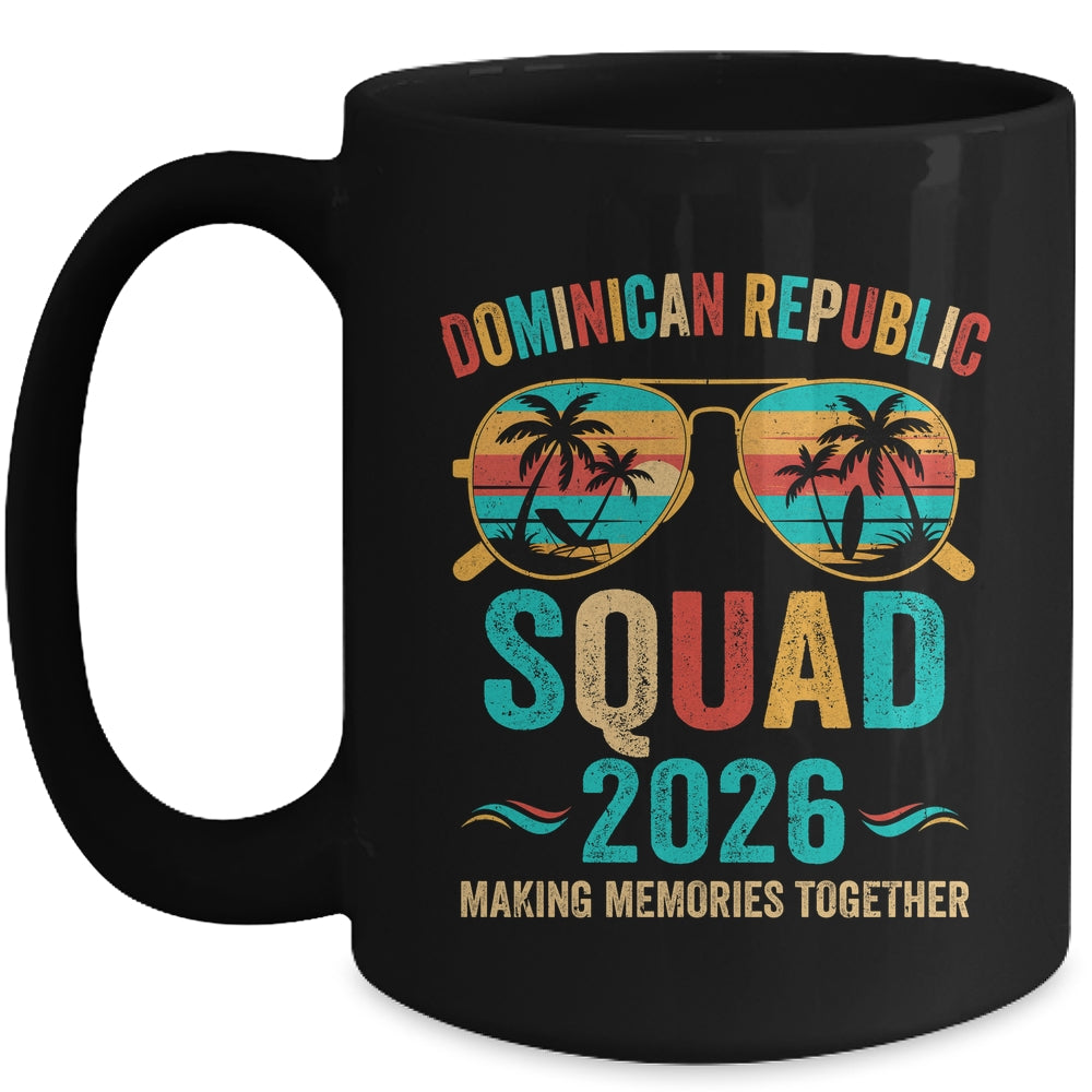 Dominican Republic Vacation Squad 2026 Family Matching Vintage Mug | teecentury
