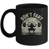 Don't Fart Fitness Gym Workout Weights Lifting Squat Humor Mug | teecentury