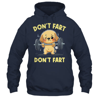 Don't Fart Funny Dog Weight Lifting Gym Workout Fitness Shirt & Tank Top | teecentury