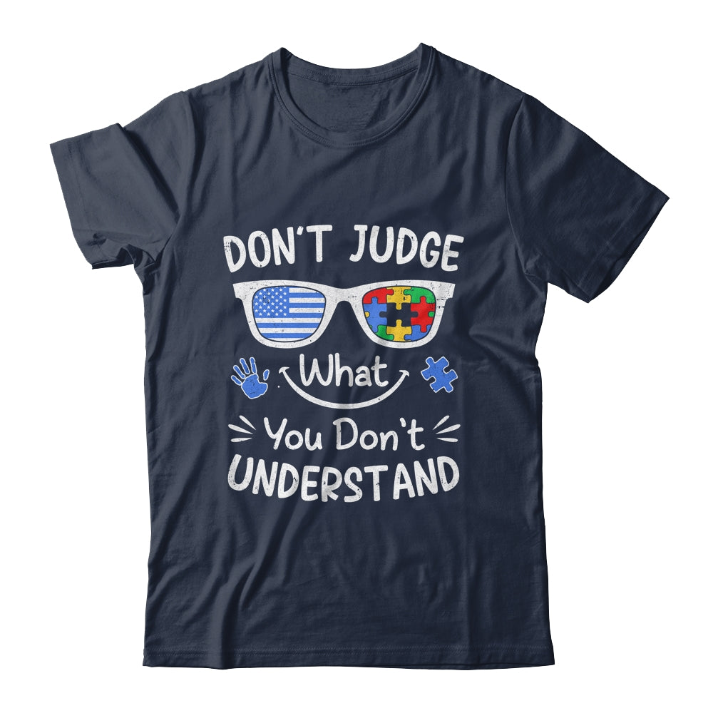 Don't Judge What You Don't Understand Autism Awareness Month Shirt & Tank Top | teecentury