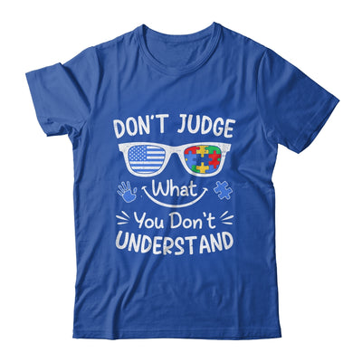 Don't Judge What You Don't Understand Autism Awareness Month Shirt & Tank Top | teecentury