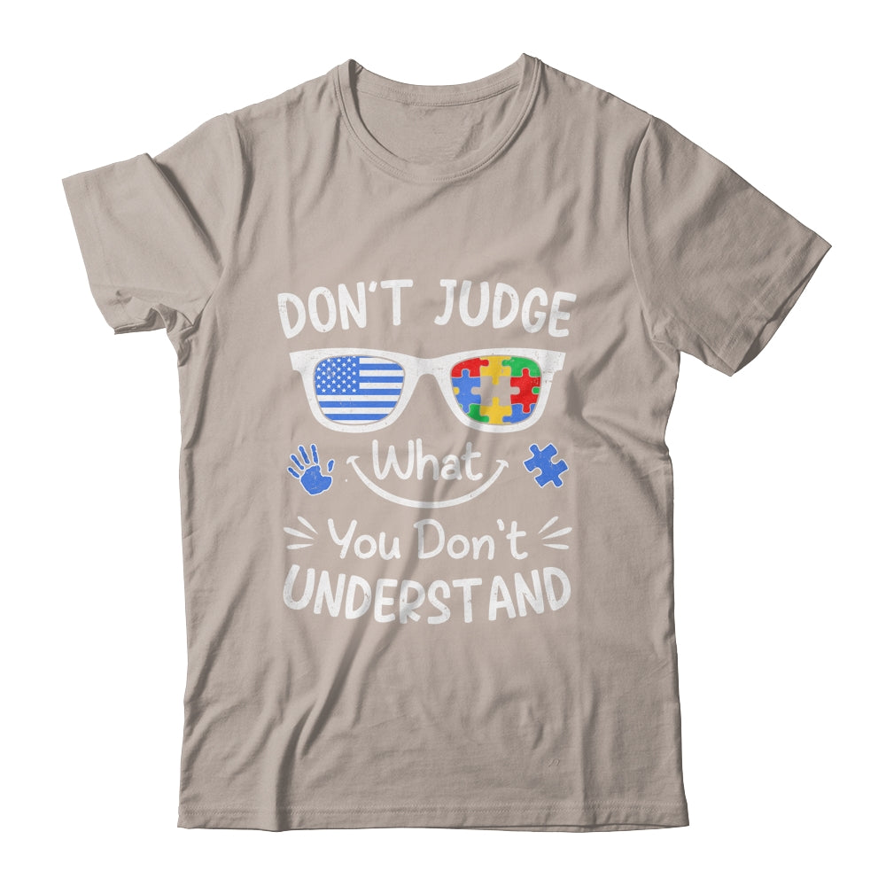 Don't Judge What You Don't Understand Autism Awareness Month Shirt & Tank Top | teecentury