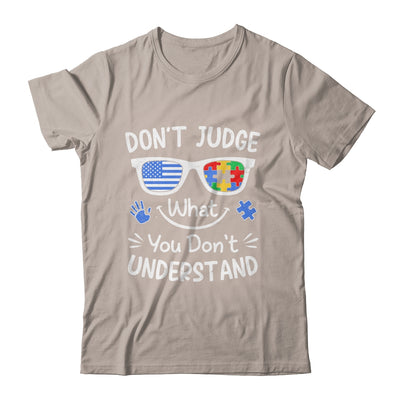 Don't Judge What You Don't Understand Autism Awareness Month Shirt & Tank Top | teecentury
