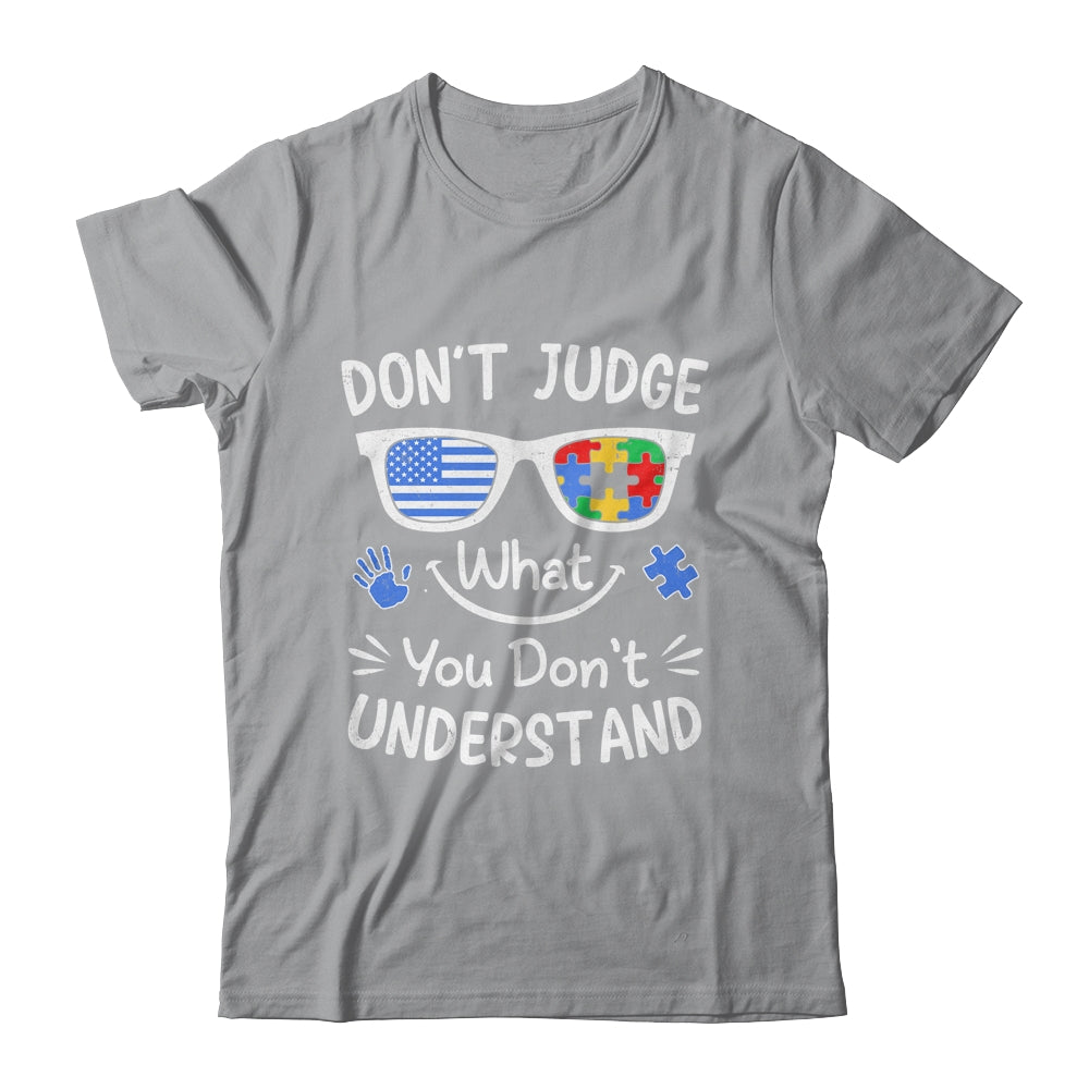 Don't Judge What You Don't Understand Autism Awareness Month Shirt & Tank Top | teecentury