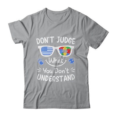 Don't Judge What You Don't Understand Autism Awareness Month Shirt & Tank Top | teecentury