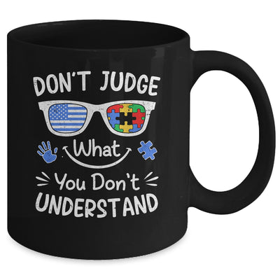 Don't Judge What You Don't Understand Autism Awareness Month Mug | teecentury