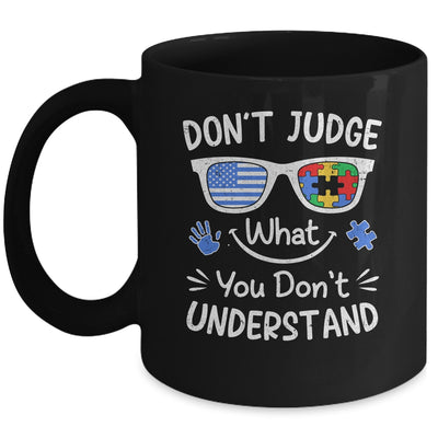 Don't Judge What You Don't Understand Autism Awareness Month Mug | teecentury