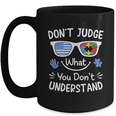 Don't Judge What You Don't Understand Autism Awareness Month Mug | teecentury