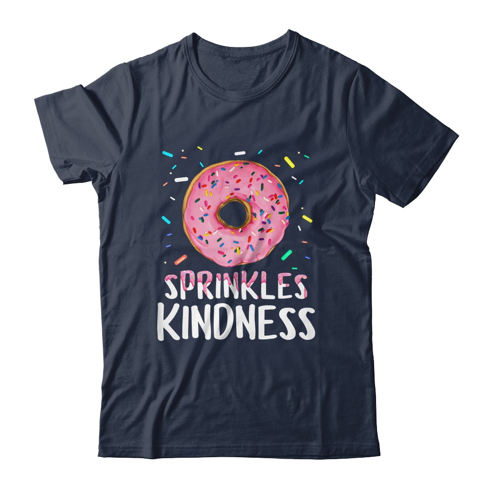 Donut Sprinkle Kindness Funny Girls Women Doughnut Lover Shirt & Tank Top | teecentury