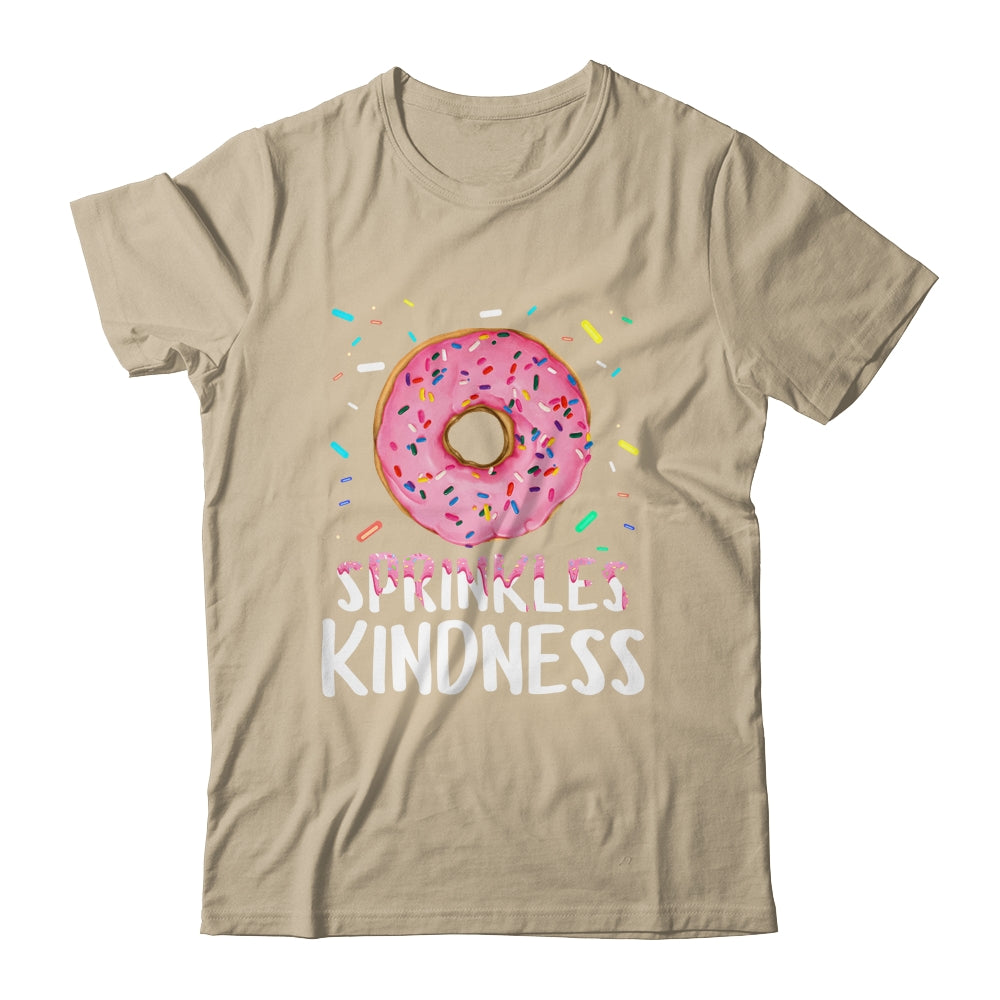 Donut Sprinkle Kindness Funny Girls Women Doughnut Lover Shirt & Tank Top | teecentury