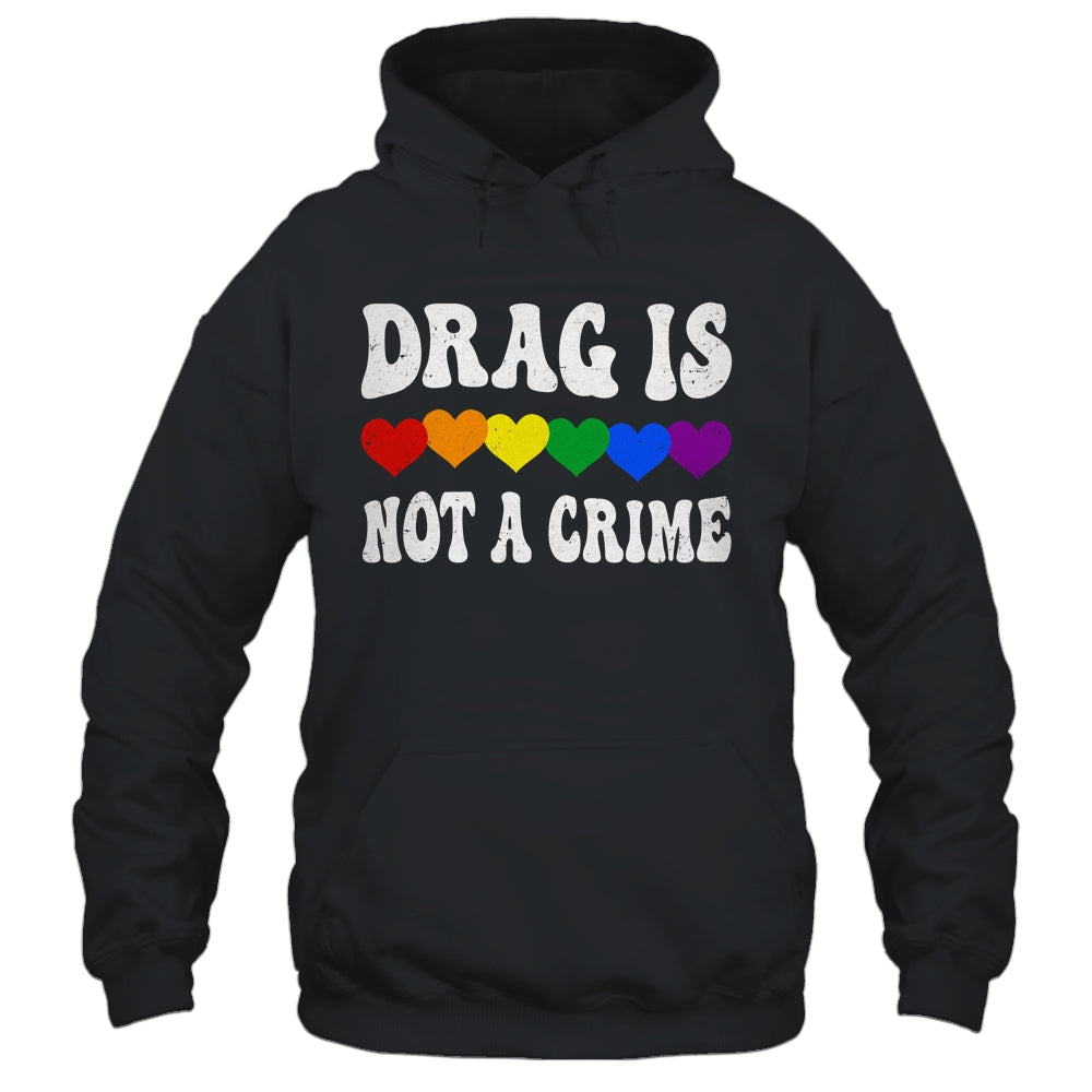 Drag Is Not A Crime LGBT Gay Pride Equality Drag Queen Heart Shirt & Tank Top | teecentury