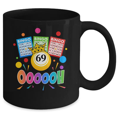 Drag Queen Bingo Funny Oooooh 69 Bingo Fan LGBT Bingo Ball Mug | teecentury