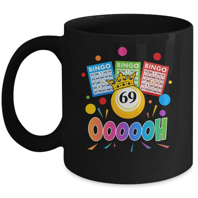 Drag Queen Bingo Funny Oooooh 69 Bingo Fan LGBT Bingo Ball Mug | teecentury