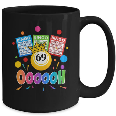 Drag Queen Bingo Funny Oooooh 69 Bingo Fan LGBT Bingo Ball Mug | teecentury