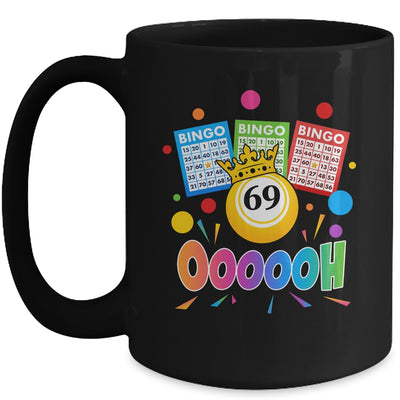 Drag Queen Bingo Funny Oooooh 69 Bingo Fan LGBT Bingo Ball Mug | teecentury