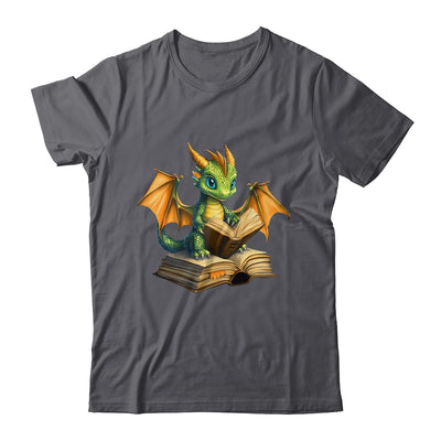 Dragon Bookworm Reading Book Funny Graphic Book Lover Shirt & Hoodie | teecentury