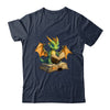 Dragon Bookworm Reading Book Funny Graphic Book Lover Shirt & Hoodie | teecentury