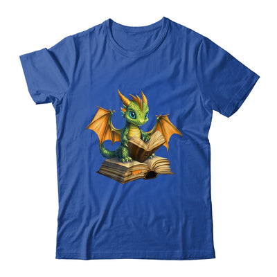 Dragon Bookworm Reading Book Funny Graphic Book Lover Shirt & Hoodie | teecentury