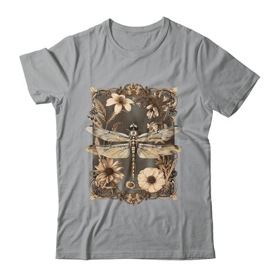 Dragonfly Floral Boho Wildflower Graphic Nature Garden Lover Shirt & Tank Top | teecentury