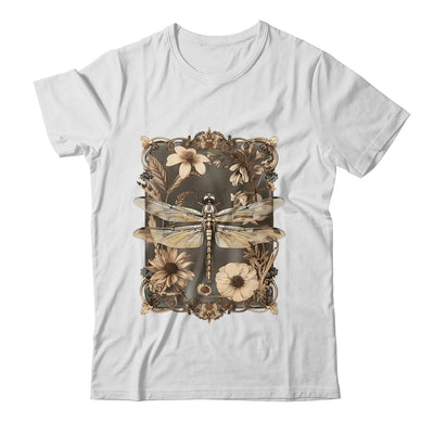 Dragonfly Floral Boho Wildflower Graphic Nature Garden Lover Shirt & Tank Top | teecentury