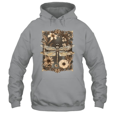 Dragonfly Floral Boho Wildflower Graphic Nature Garden Lover Shirt & Tank Top | teecentury