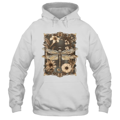 Dragonfly Floral Boho Wildflower Graphic Nature Garden Lover Shirt & Tank Top | teecentury