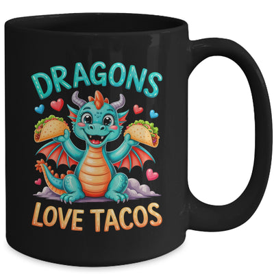 Dragons Love Tacos Costume Mexican Taco Dragon Kids Mexico Mug | teecentury