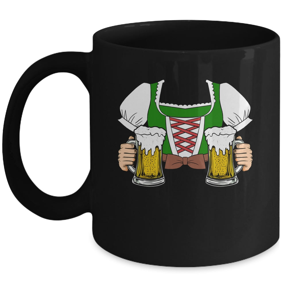 Drindl Costume German Bavarian Oktoberfest Festival Women Mug | teecentury