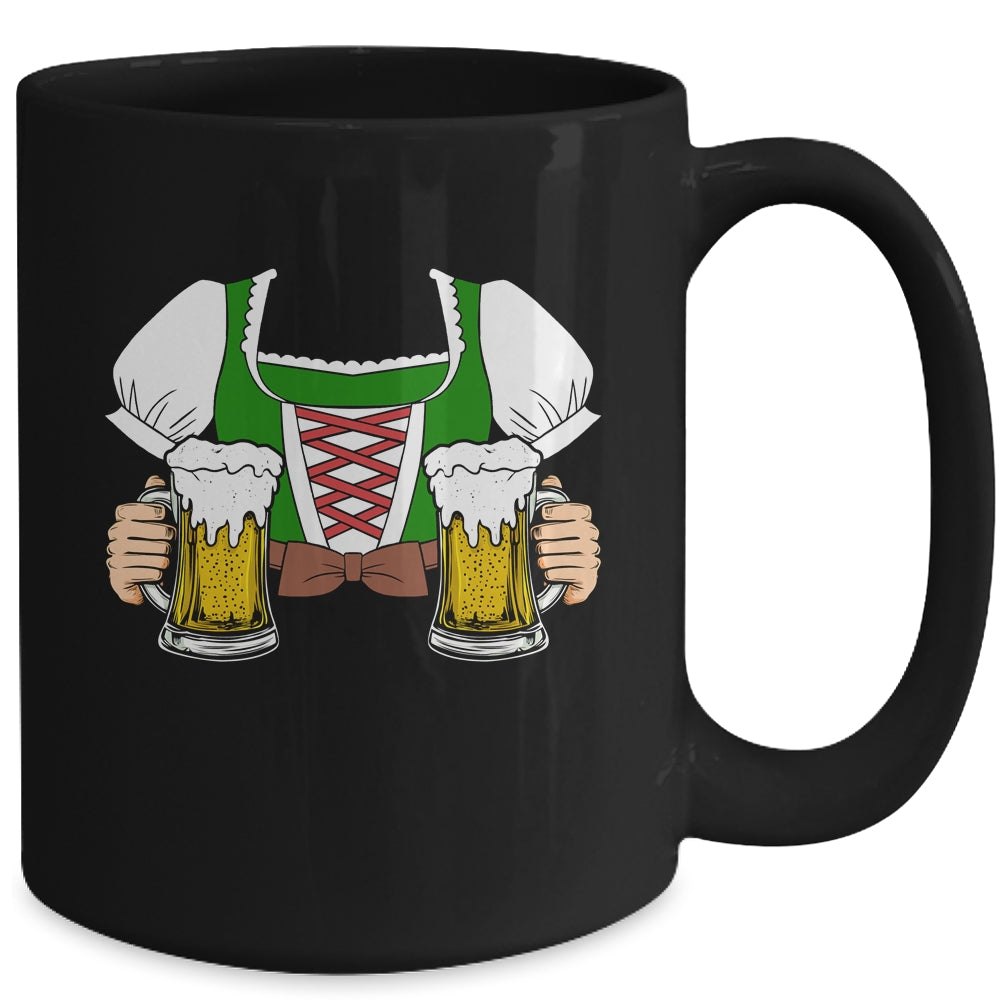 Drindl Costume German Bavarian Oktoberfest Festival Women Mug | teecentury