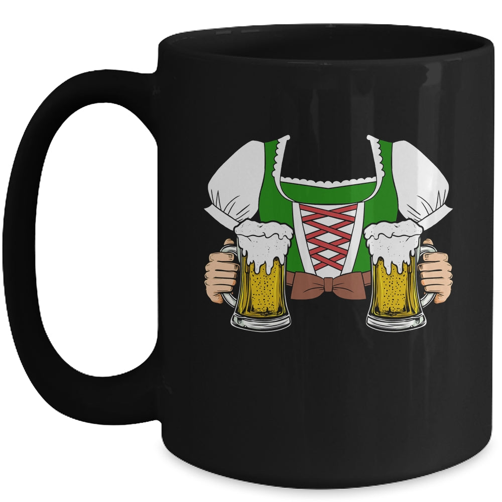 Drindl Costume German Bavarian Oktoberfest Festival Women Mug | teecentury